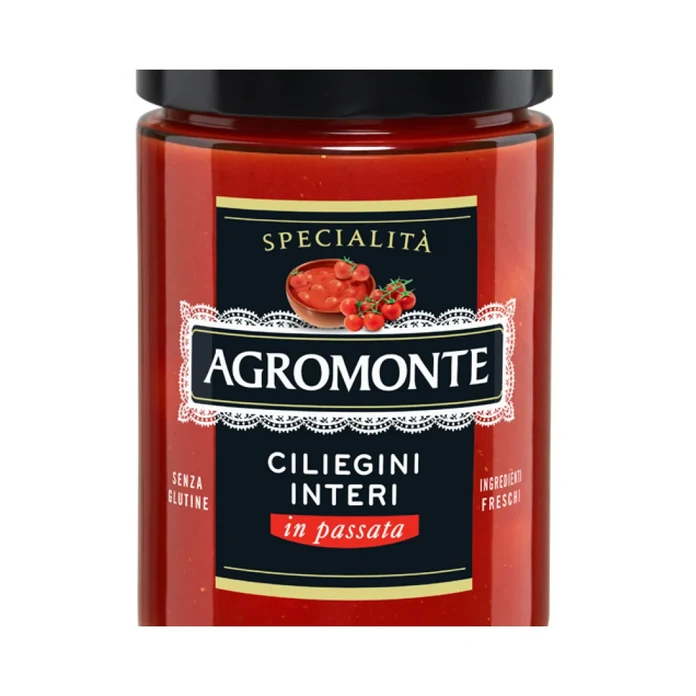 Помидоры черри целые в томатном соусе Agromonte оптом